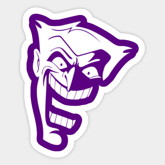 The Joker Joker Sticker TeePublic